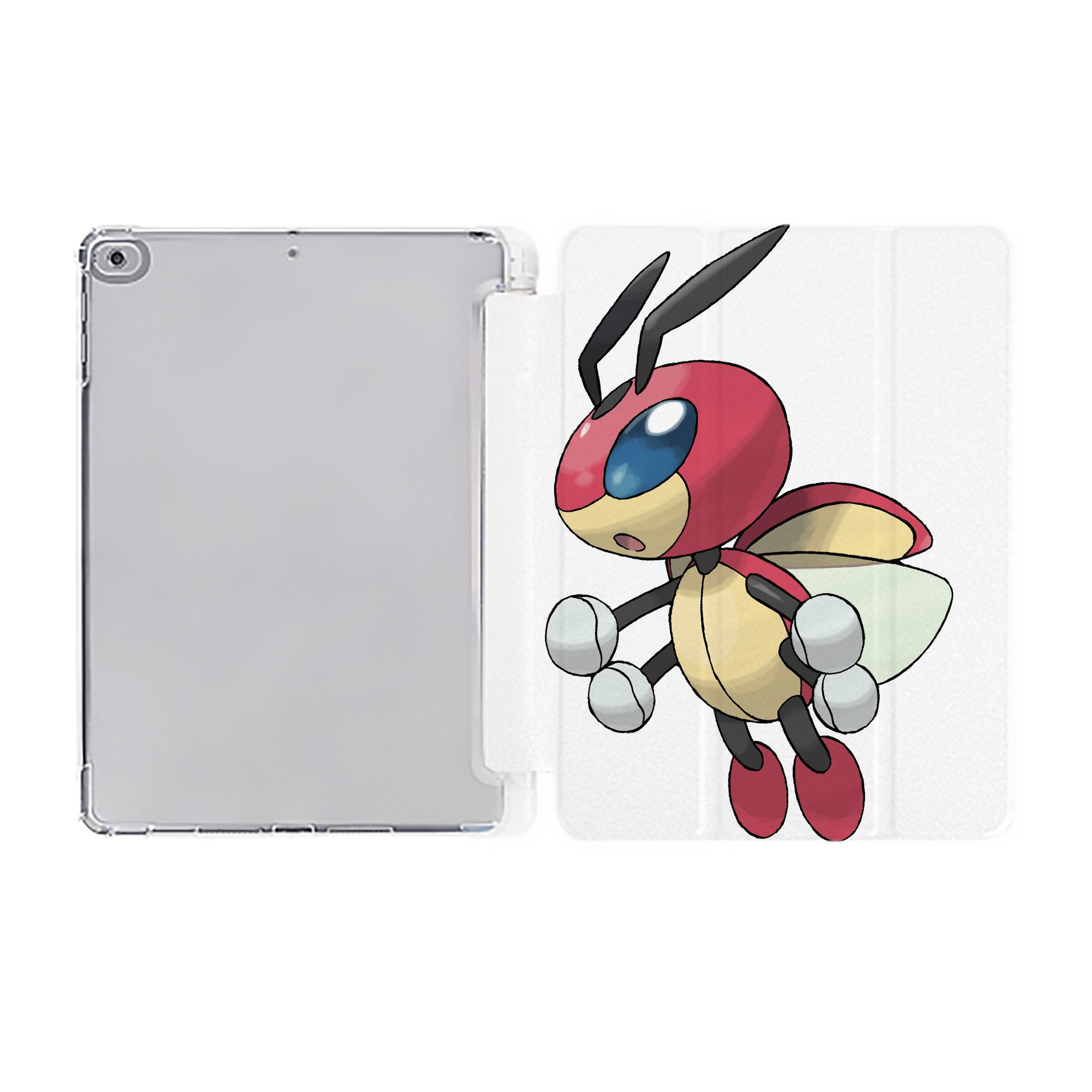 （画像用） ポケットモンスター Pokémon IPad ケース ペン収納付き 三つ折りスタンド PUレザー×シリコン 対応機種9.5/10.5/10.9インチ